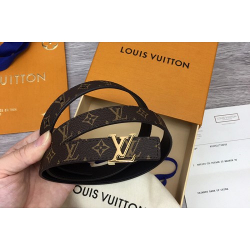 Louis Vuitton M0431W LV Iconic 20mm Reversible belt in Monogram Canvas  Replica sale online ,buy fake bag